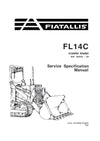 New Holland FL14C Crawler Loader Service Specification Manual 73143550