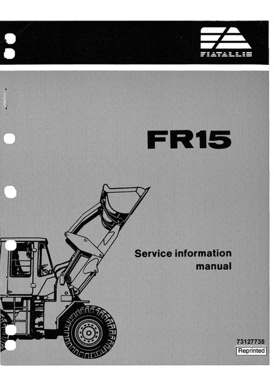 New Holland FR15 Wheel Loader Service Information Manual 73127735