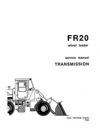 New Holland FR20 Wheel Loader Transmission Service Repair Manual 73075625