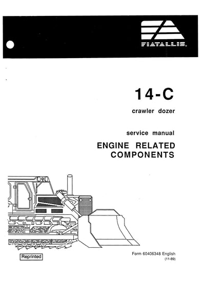 New Holland Fiat-Allis 14-C Crawler Dozer Service Repair Manual 60406348