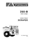 New Holland Fiat-Allis 260-B Tractor Scraper Service Repair Manual 70698030
