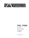 New Holland Fiat-Allis 745 745H Wheel Loader Transmission Service Repair Manual 73050386