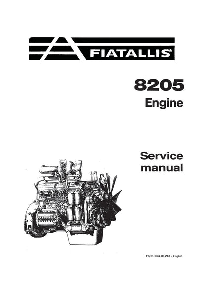 New Holland Fiat-Allis 8205 Engine Service Repair Manual 60406243