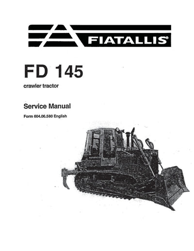 New Holland Fiat-Allis FD145 Crawler Tractor Service Repair Manual 60406580