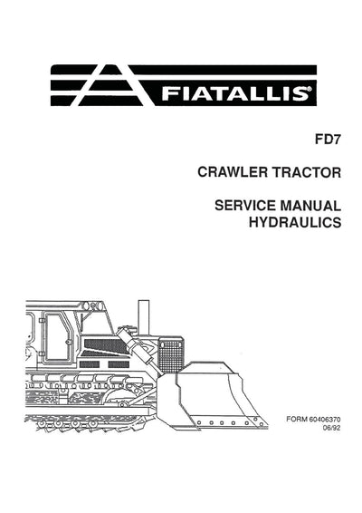 New Holland Fiat-Allis FD7 Crawler tractor Service Repair Manual 60406370