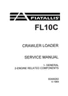 New Holland Fiat-Allis FL10C Crawler Dozer Service Repair Manual 60406262