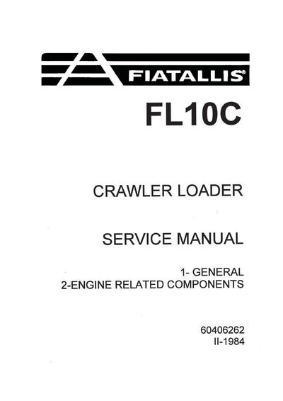 New Holland Fiat-Allis FL10C Crawler Dozer Service Repair Manual 60406262