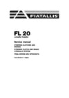 New Holland Fiat-Allis FL20 Crawler Loader Service Repair Manual 60406315