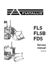 New Holland Fiat-Allis FL5 FL5B FD5 Crawler Dozer Service Repair Manual 60406358