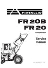 New Holland Fiat-Allis FR20B FR20 Transmission Service Repair Manual 60406419