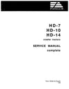 New Holland Fiat Allis HD-7 HD-10 HD-14 Crawler Tractor Service Repair Manual 70626143