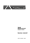 New Holland Fiatallis 20 Convert Tractor Service Repair Manual 60406024