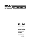 New Holland Fiatallis FL20 Crawler Loader Service Repair Manual 60406109