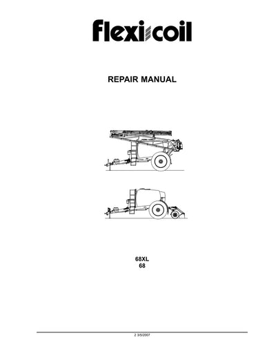 New Holland Flexi Coil 68 68XL Field Sprayer Service Repair Manual 87606610 