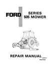 New Holland Ford 505 Series Mower Service repair Manual 40050510