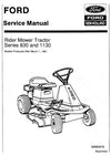 New Holland Ford 830 and 1130 Rider Mower Tractor Service Repair Manual 40083010