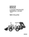 New Holland General LB-620 Loader Backhoe Service Repair Manual 40062010
