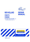 New Holland H9870 H9880 Bale Wagon Service Repair Manual 84175491