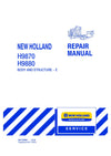 New Holland H9870 H9880 Bale Wagon Service Repair Manual 84175495