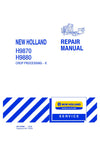 New Holland H9870 H9880 Bale Wagon Service Repair Manual 84175496