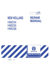 New Holland HM234 HM235 HM236 Disc Mower Walkaround Service Repair Manual 87392141