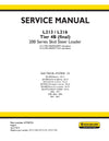 New Holland L213, L216 Tier 4B 200 Series Skid Steer Loader Electrical System Manual 47720733