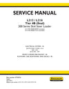 New Holland L213, L216 Tier 4B (final) 200 Series Skid Steer Loader Service Repair Manual 47720734