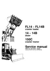 New Holland New Holland FL14 FL14B 14 14B 150C Crawler Tractor Service Repair Manual 60406026