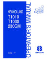 New Holland T1010 T1030 (230GM) Tractor Operator's Manual 87722409