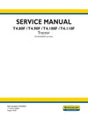 New Holland T4.80F T4.90F T4.100F T4.110F Tractor Service Repair Manual 51523354