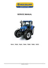 New Holland T6010 T6020 T6030 T6040 T6050 T6060 T6070 Tractor Service Repair Manual 84276574A