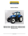 New Holland T6030 T6050 T6070 T6080 T6090 Sidewinder II Range Command / Power Command Tractor Service Repair Manual 87727160B