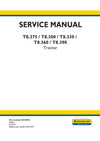 New Holland T8.275 T8.300 T8.330 T8.360 T8.390 Tractor Service Repair Manual 84533052