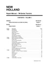 New Holland TM115 Tractor Service Repair Manual 6045506100