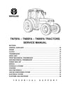 New Holland TN75FA TN85FA TN95FA Tractor Service Repair Manual 6035445100
