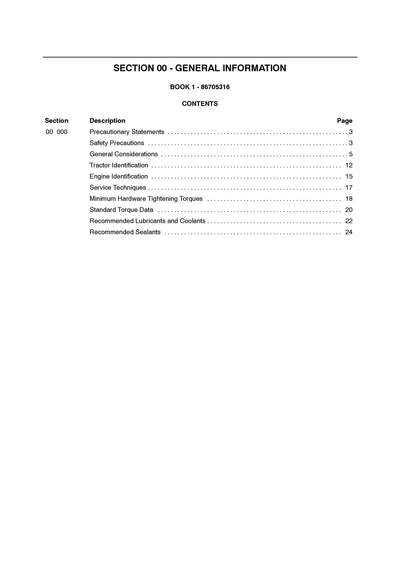 New Holland TV140 Tractor Service Repair Manual 86615156