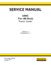 New Holland U80C Tier 4B (final) Tractor Loader Service Repair Manual 47881789