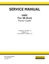 New Holland U80C Tier 4B (final) Tractor Loader Service Repair Manual 47881791