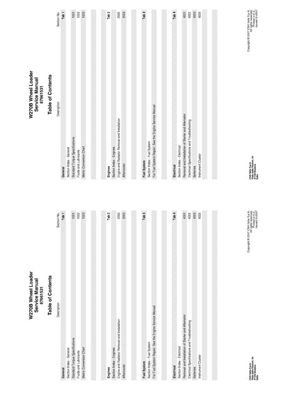 New Holland W270B Wheel Loader Service Repair Factory Manual 87661531