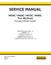 New Holland W50C, W60C, W70C, W80C Tier 4B (final) Compact Wheel Loader Service Repair Manual 47878216
