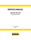 New Holland WE170B WE190B Wheeled Excavator Service Repair Manual 48005365