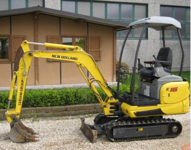 New Holland E16B Mini Crawler Excavator Workshop Service Repair Manual