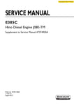 New Holland E385C Hino Diesel Engine Workshop Service Repair Manual