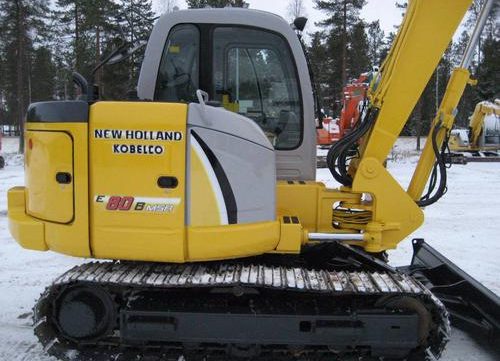 2008 New Holland E80BMSR Midi Crawler Excavator Workshop Service Repair Manual