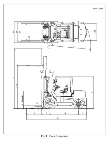 Nissan B1F5F35U-40U-45U-50U, D1F5F35U-40U-45U-50U, D1F5M35U-40U-45U Forklift Truck Service Repair Manual