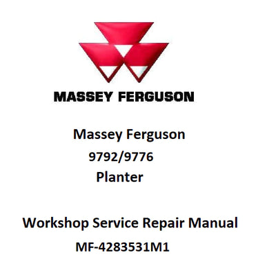 PDF MASSEY FORGUSON 9792 9776 PLANTER SERVICE MANUAL