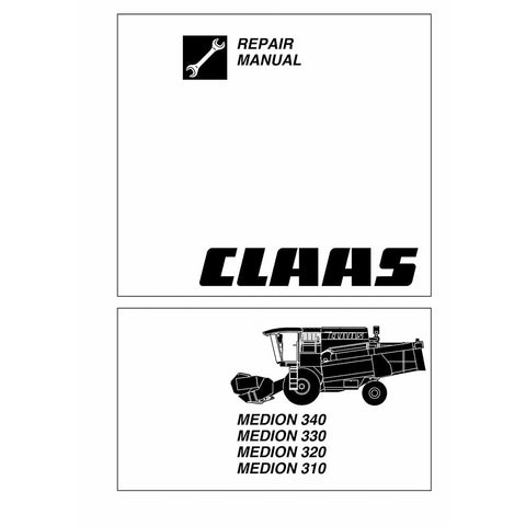 Claas Medion 310 - 340 Combine Harvester Service Repair Manual