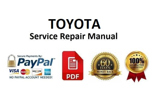 Toyota 7FB10-30 Forklift Service Repair Manual