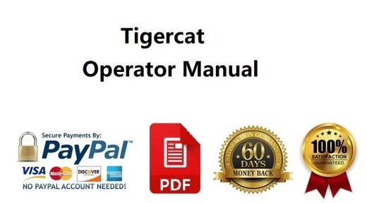 PDF Tigercat 820D (82011001 – 82012000) Feller Buncher Operator Manual