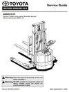 Toyota 6BWS10, 6BWS13 (SN.585890-up) Electric Walkie Stacker Workshop Service Repair Manual (CL3WS-01)